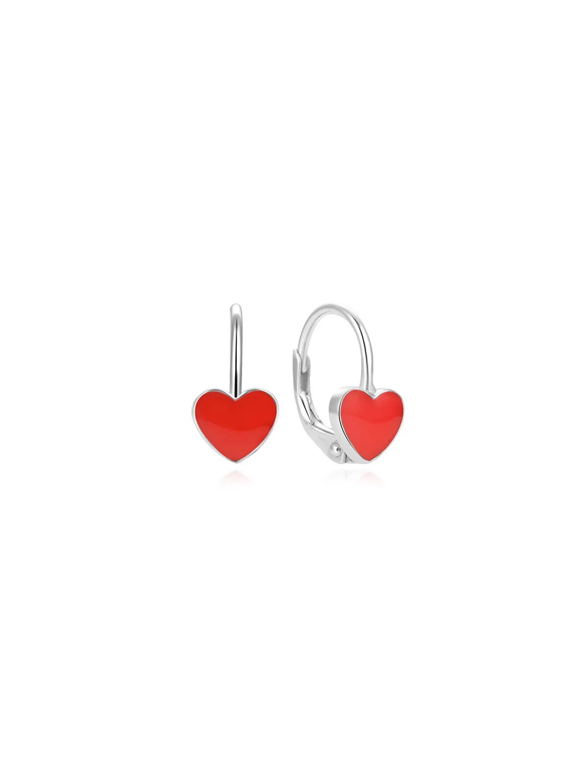 Orecchini in argento per bambine con cuori AGUC1290DL Codice: sBE1335