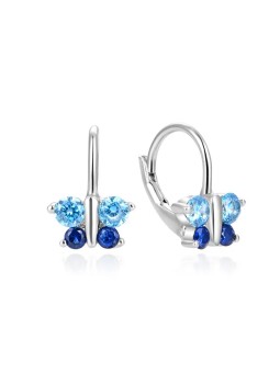 Orecchini per bambina giocosi con zirconi Farfalle AGUC632DL Codice: sBE1545