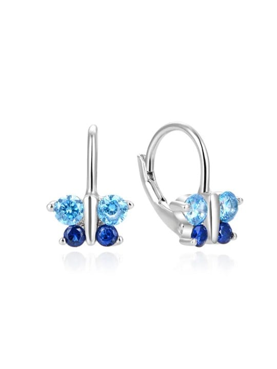 Orecchini per bambina giocosi con zirconi Farfalle AGUC632DL Codice: sBE1545