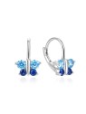 Orecchini per bambina giocosi con zirconi Farfalle AGUC632DL Codice: sBE1545
