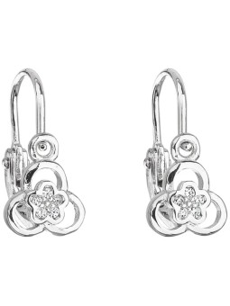 Orecchini per bambini in argento con zircone 11171.1 Codice: sEG0379