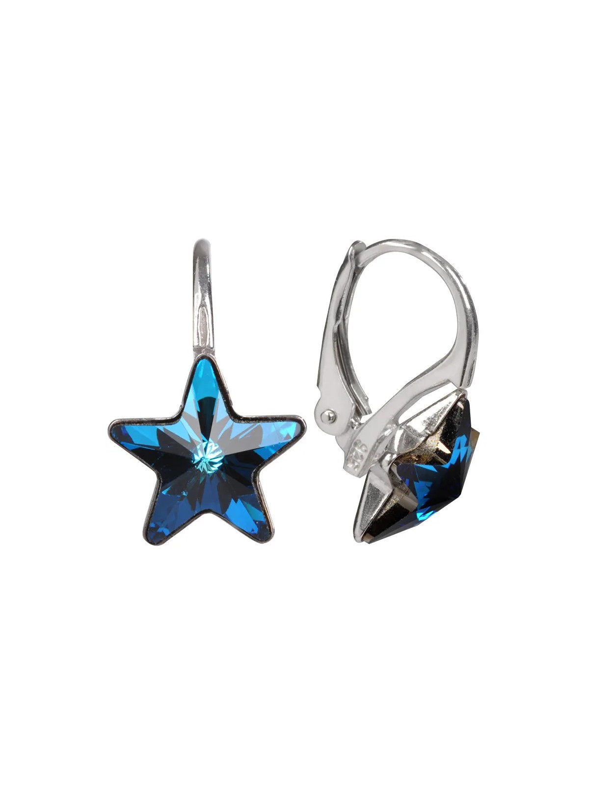 Orecchini per bambine in argento Star Bermuda Blue Codice: sLE0165