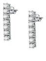Morellato Orecchini minimalisti con zirconi trasparenti Scintille SAQF27 donna