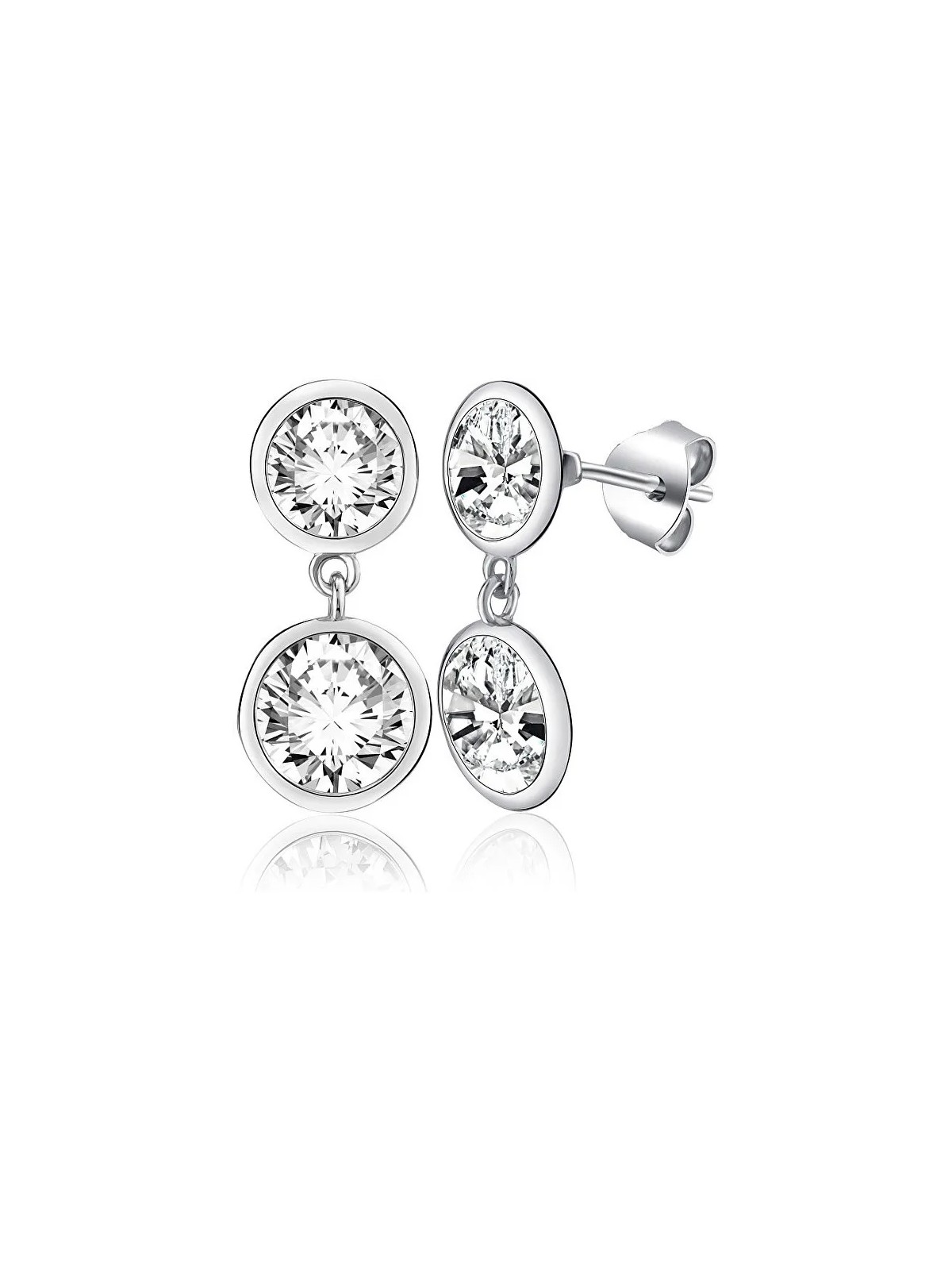 Silvego Orecchini in argento con zirconi cubici Lucy JJJE830e donna