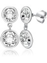 Silvego Orecchini in argento con zirconi cubici Lucy JJJE830e donna