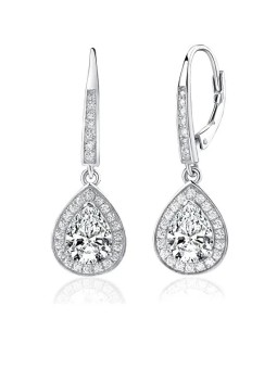 Silvego Orecchini in argento con zirconi cubici Brisa JJJE1141 donna