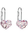 Evolution Group Orecchini a cuore 31125.9 rosa chiaro donna