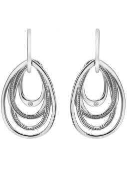 Hot Diamonds Orecchini in argento con diamanti Chandelier Vintage Drop DE496 donna