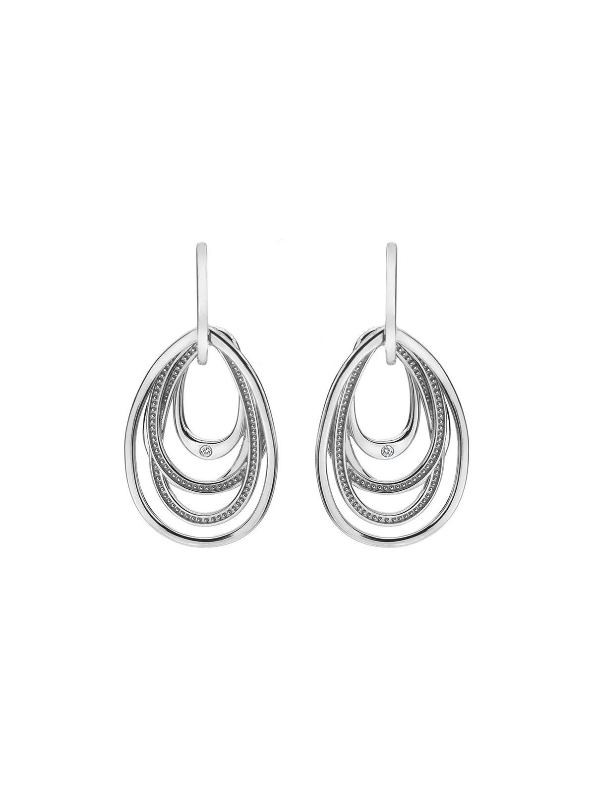 Hot Diamonds Orecchini in argento con diamanti Chandelier Vintage Drop DE496 donna
