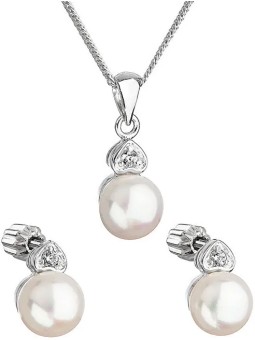 Evolution Group Perla incastonata con zirconi Pavon 29001.1 bianco donna