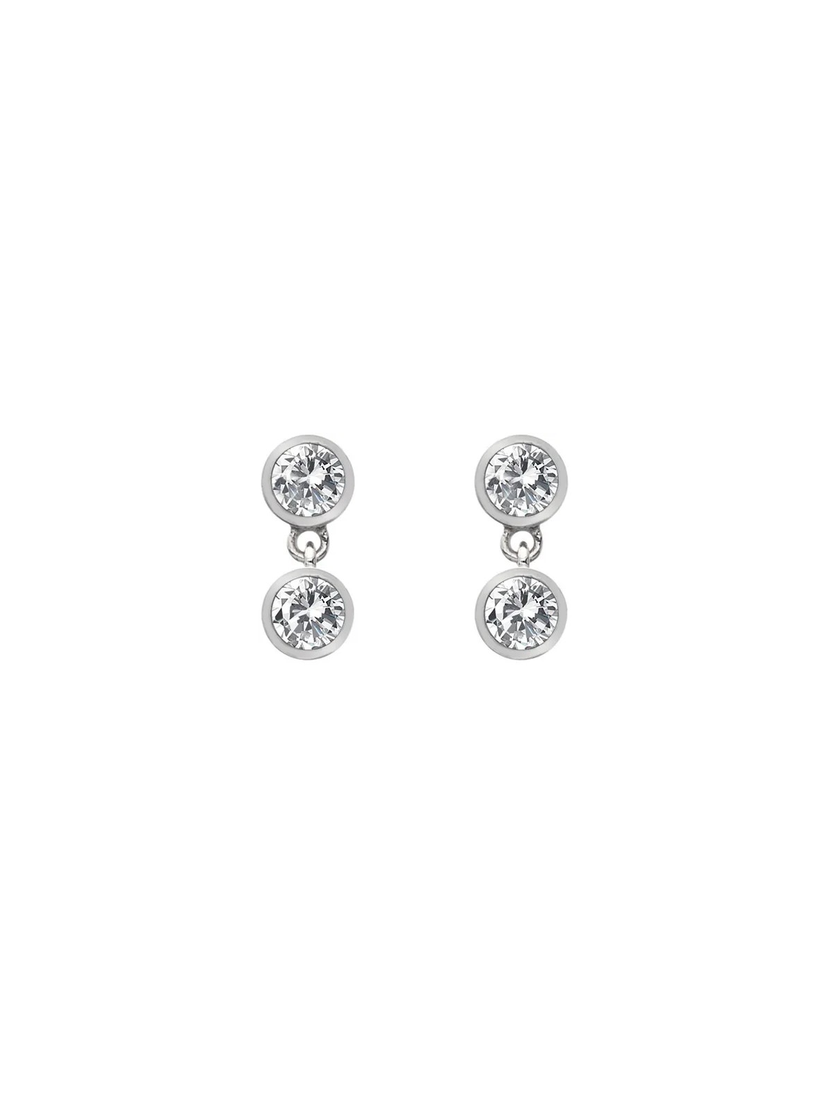 Hot Diamonds Orecchini in argento con topazio e diamante autentico Willow DE586 donna