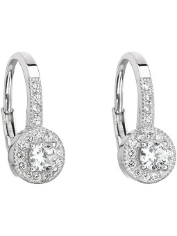 Orecchini Evolution Group in argento con zirconi trasparenti 11198.1 donna