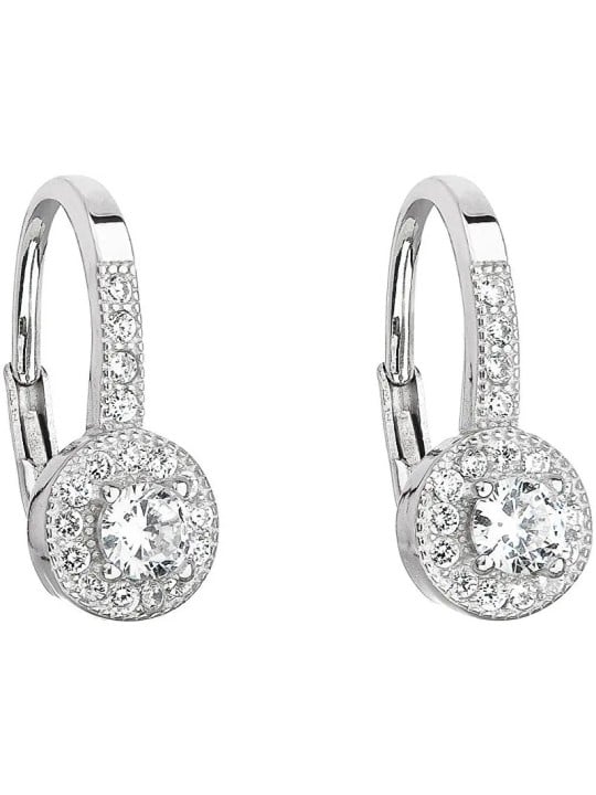 Orecchini Evolution Group in argento con zirconi trasparenti 11198.1 donna