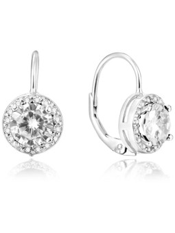 Beneto Orecchini in argento scintillanti AGUC901 donna