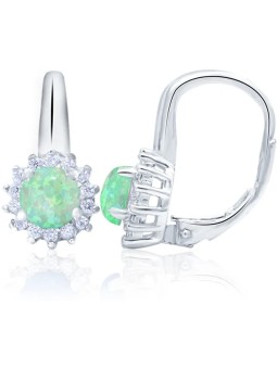 Beneto Orecchini in argento con cristilla opalescenti AGUC1206 donna