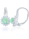 Beneto Orecchini in argento con cristilla opalescenti AGUC1206 donna