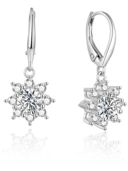 Beneto Orecchini scintillanti in argento AGUC1842 donna