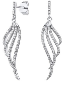 Silvego Orecchini di lusso in argento MW01861B donna