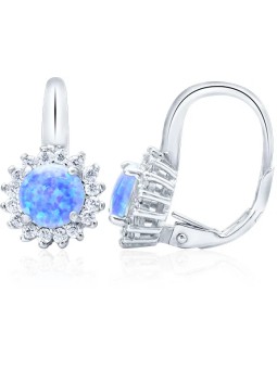 Beneto Orecchini in argento con cristilla opalescenti AGUC1204 donna
