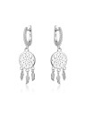 Beneto Orecchini in argento con zirconi acciappasogni AGUC1976 donna