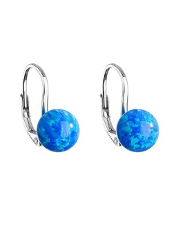 Evolution Group Orecchini in argento scintillante con opale sintetico 11245.3 donna