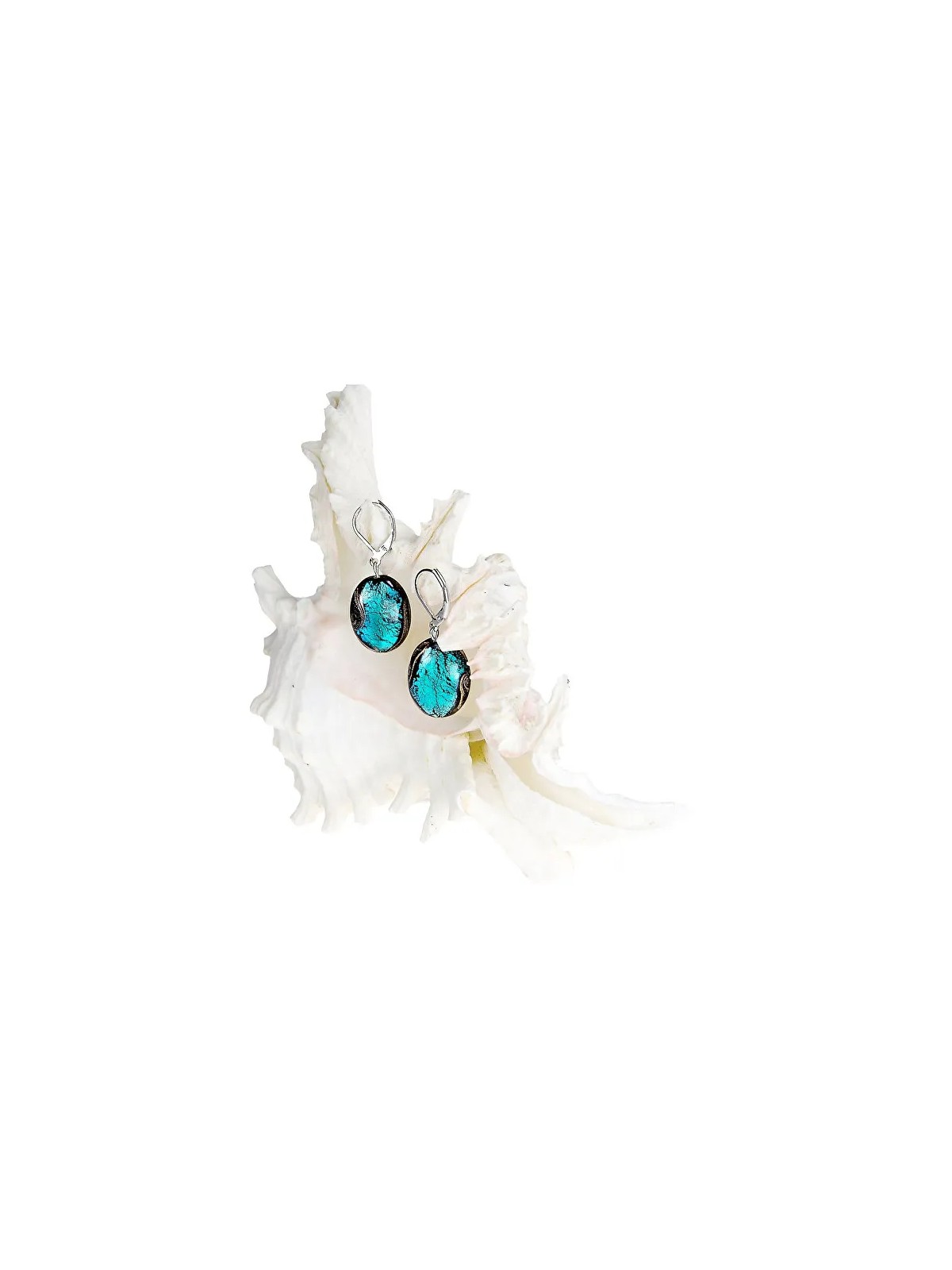 Lampglas Misteriosi orecchini Deep Sea realizzati con perle Lampglas e argento puro EP11 donna