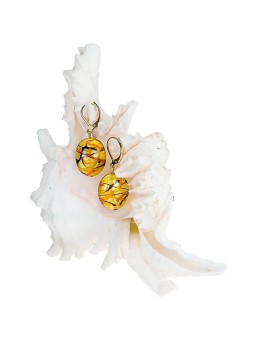 Lampglas Orecchini originali Sunny Meadow in perle Lampglas con oro 24 carati EP16 donna