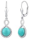 Silvego Orecchini in argento con turchese naturale JST14710TU donna