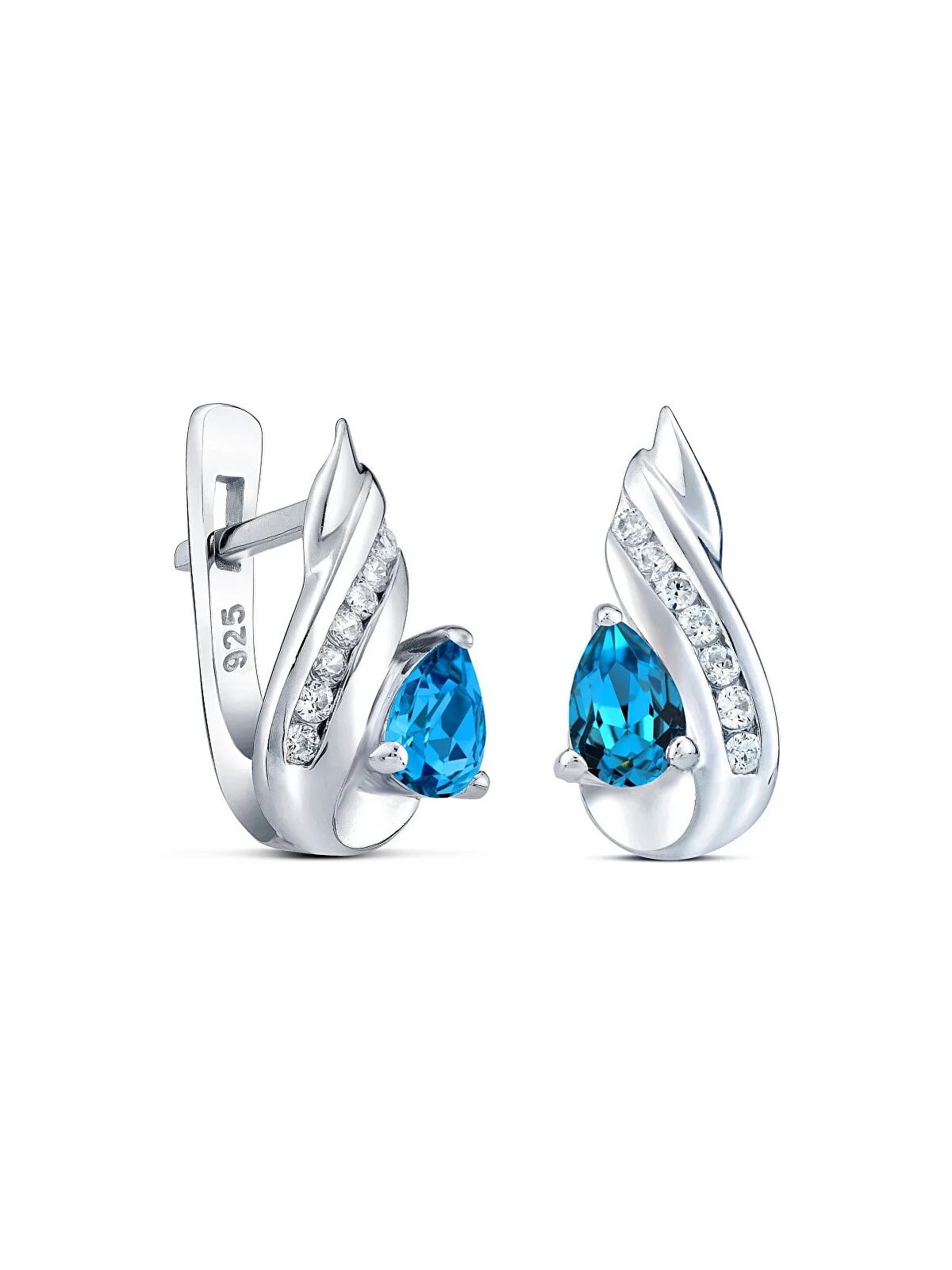 Orecchini Silvego in argento con topazio sintetico CORNELIA QRE04TE donna