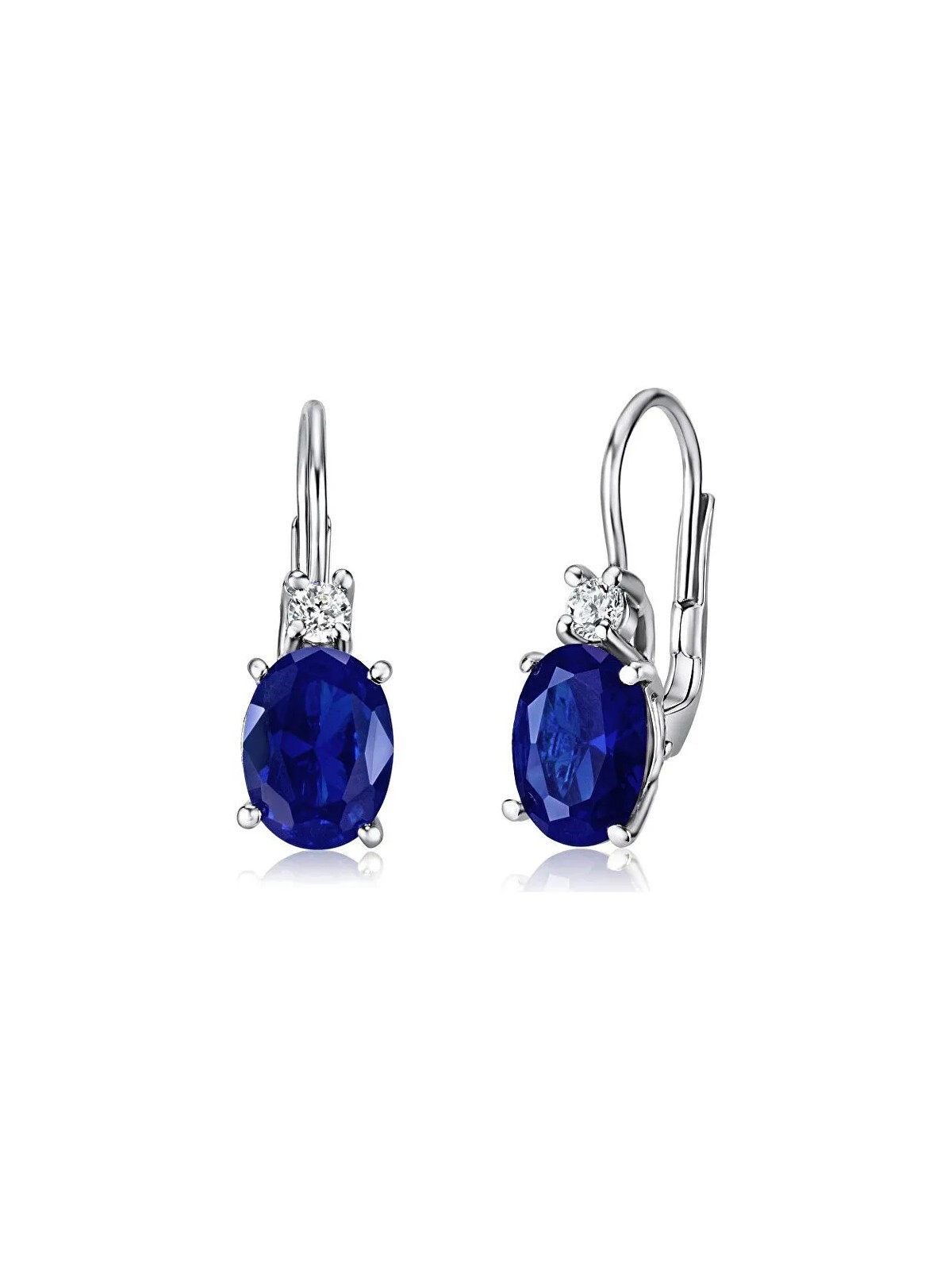 Orecchini Silvego in argento con zaffiro sintetico Sierra SILVEGOB31811S donna