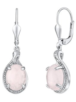 Orecchini Silvego in argento con rosetta naturale JST14811PRU donna