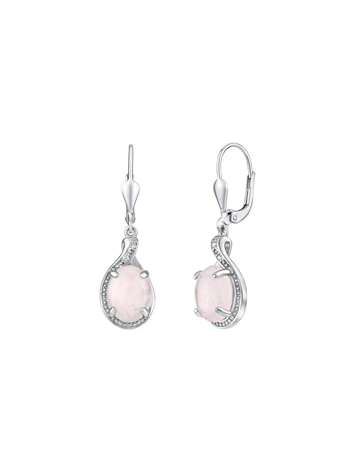 Orecchini Silvego in argento con rosetta naturale JST14811PRU donna