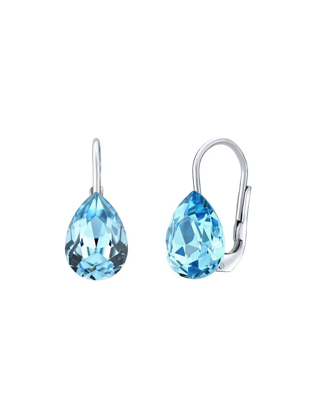 Orecchini Silvego in argento con cristallo Swarovski ® blu SILVEGOVSW080E donna