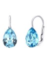 Orecchini Silvego in argento con cristallo Swarovski ® blu SILVEGOVSW080E donna