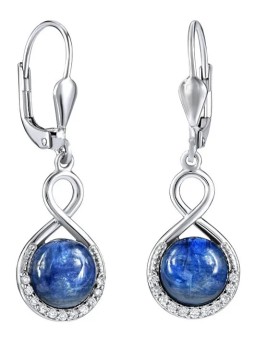 Orecchini Silvego in argento con cianite naturale JST14710KE donna
