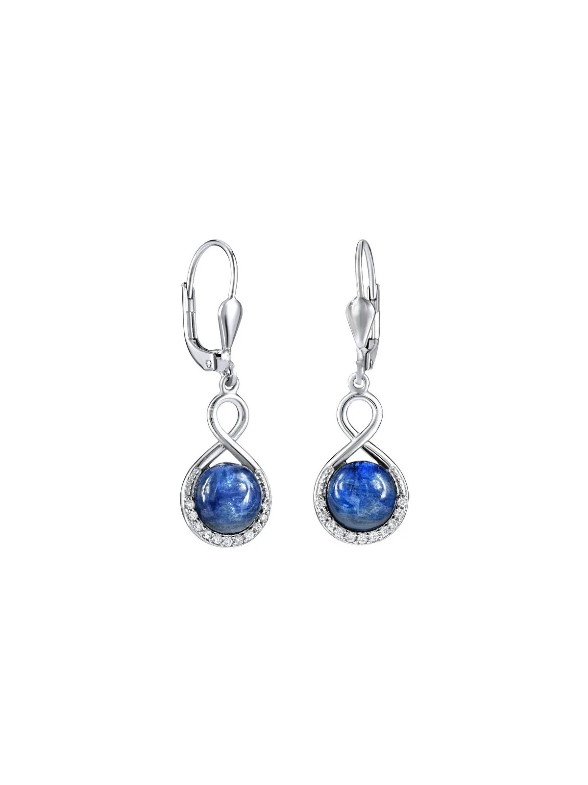 Orecchini Silvego in argento con cianite naturale JST14710KE donna
