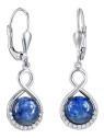 Orecchini Silvego in argento con cianite naturale JST14710KE donna