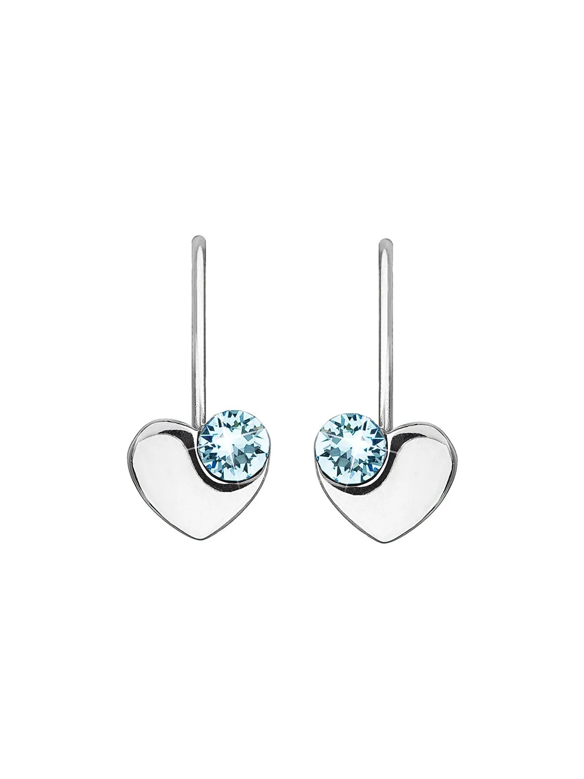 Evolution Group Orecchini a cuore in argento con Swarovski 31299.3 donna