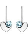 Evolution Group Orecchini a cuore in argento con Swarovski 31299.3 donna