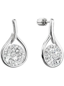 Evolution Group Orecchini in argento senza tempo con Swarovski 31305.1 donna
