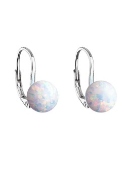 Evolution Group Orecchini in argento scintillante con opale sintetico 11245.1 donna