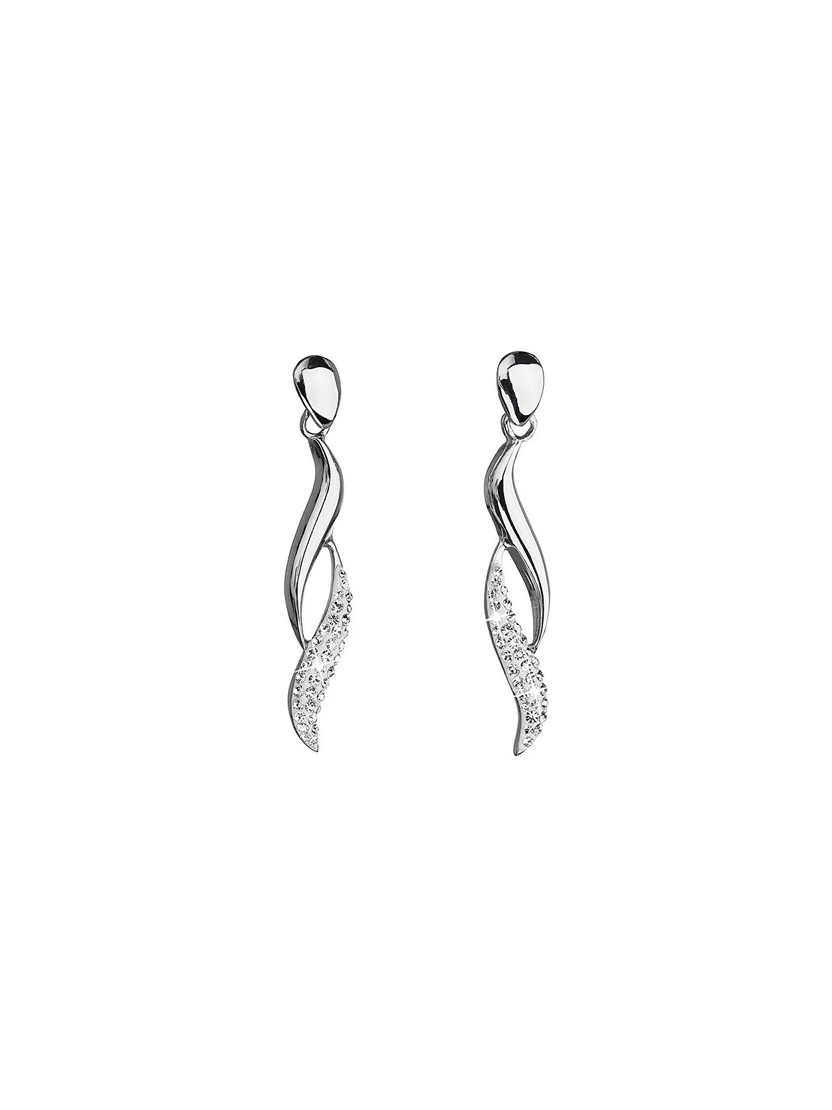 Orecchini Evolution Group Lussuosi con cristalli 31162.1 cristallo donna