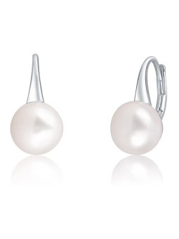 JwL Luxury Pearls Orecchini in argento pregiato con vera perla JL0643 donna