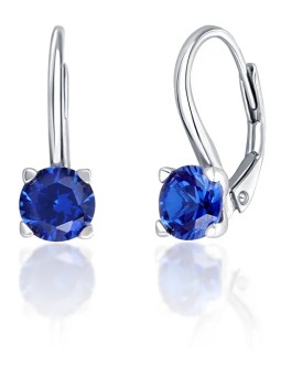 JVD Orecchini in argento con zirconi blu SVLE0503XF3M108 donna