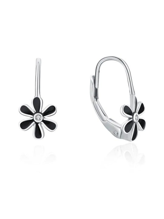 MOISS Delicati orecchini in argento Fiori E0000156 donna