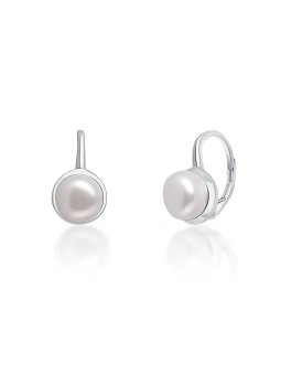 JwL Luxury Pearls Delicati orecchini in argento con vere perle bianche JL0675 donna