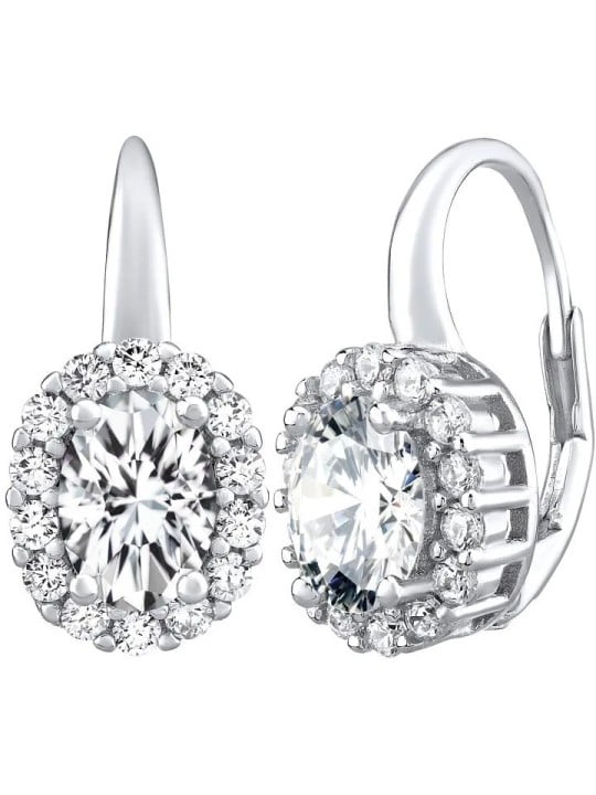 Orecchini Silvego in argento SHARON con zirconi LPS0611W donna