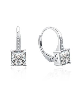 MOISS Orecchini originali in argento con zirconi trasparenti E0000665 donna