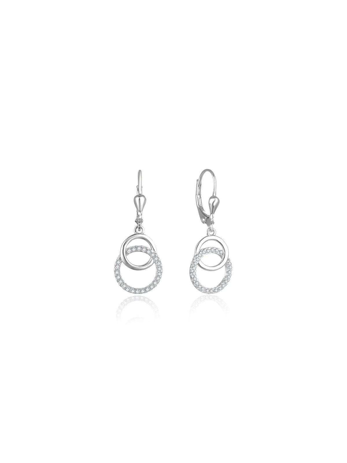 Beneto Elegant orecchini in bronzo con zirconi AGUC2707 donna