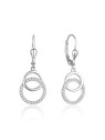 Beneto Elegant orecchini in bronzo con zirconi AGUC2707 donna